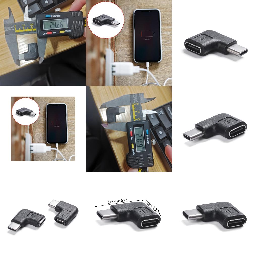 Electronics And Gadgets With C - Acoplador USB C 90 grados para