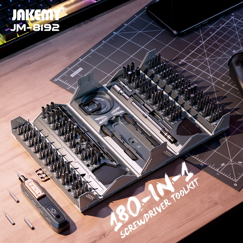 Electronics Repair Gadgets - JAKEMY-destornillador de precisión 180 en 1,