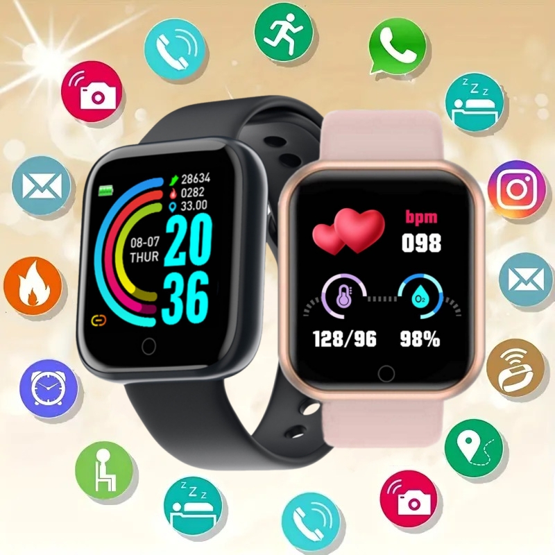 Smart Watch Kids - Reloj inteligente Y68 D20 para hombres,