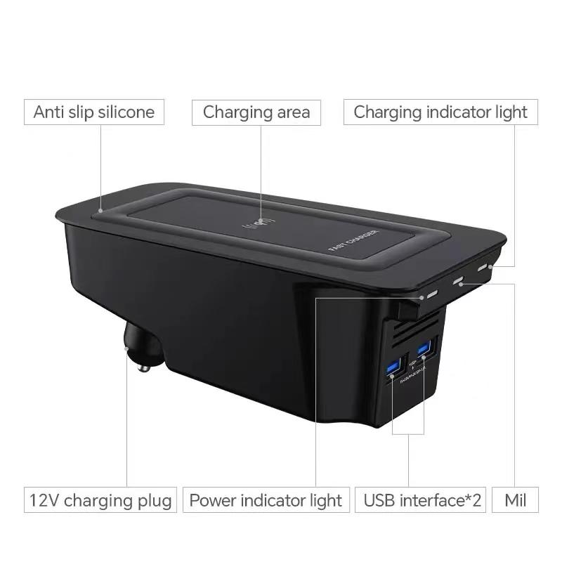 Wireless Phone Charger Pad - Cargador inalámbrico de 15w para Volvo,