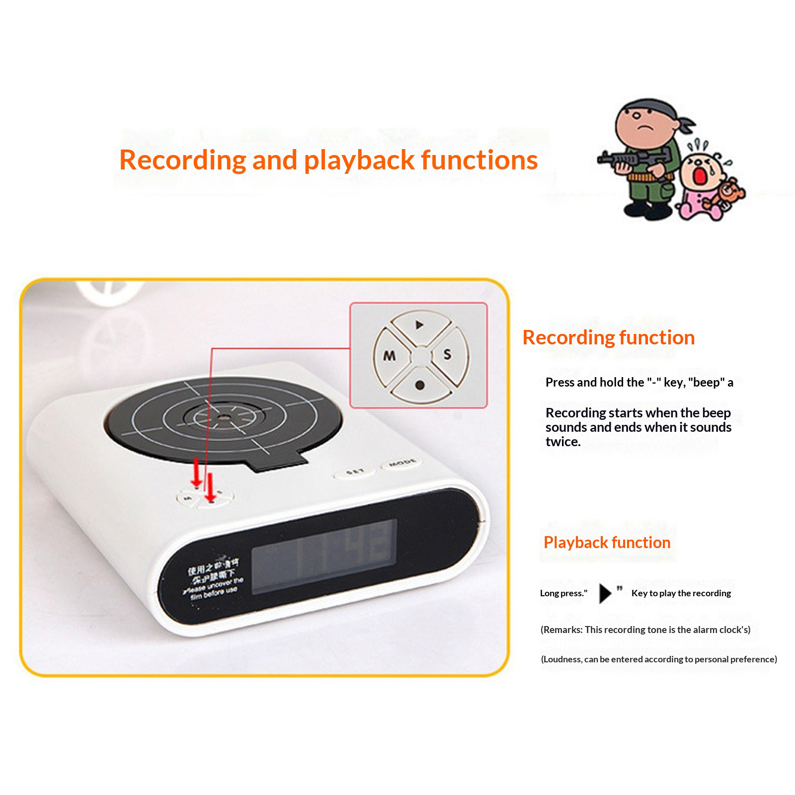 Electronics Gadgets For Gift - Reloj de Escritorio Electrónico Creativo con