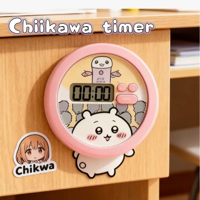 Digital Alarm Clock - Reloj despertador Chiikawa para estudiantes, se