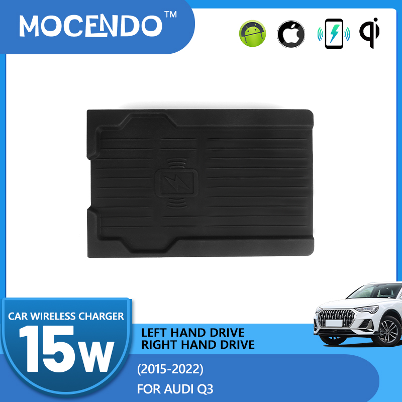 Wireless Phone Charger Pad - Cargador Inalámbrico para Auto de 15W,