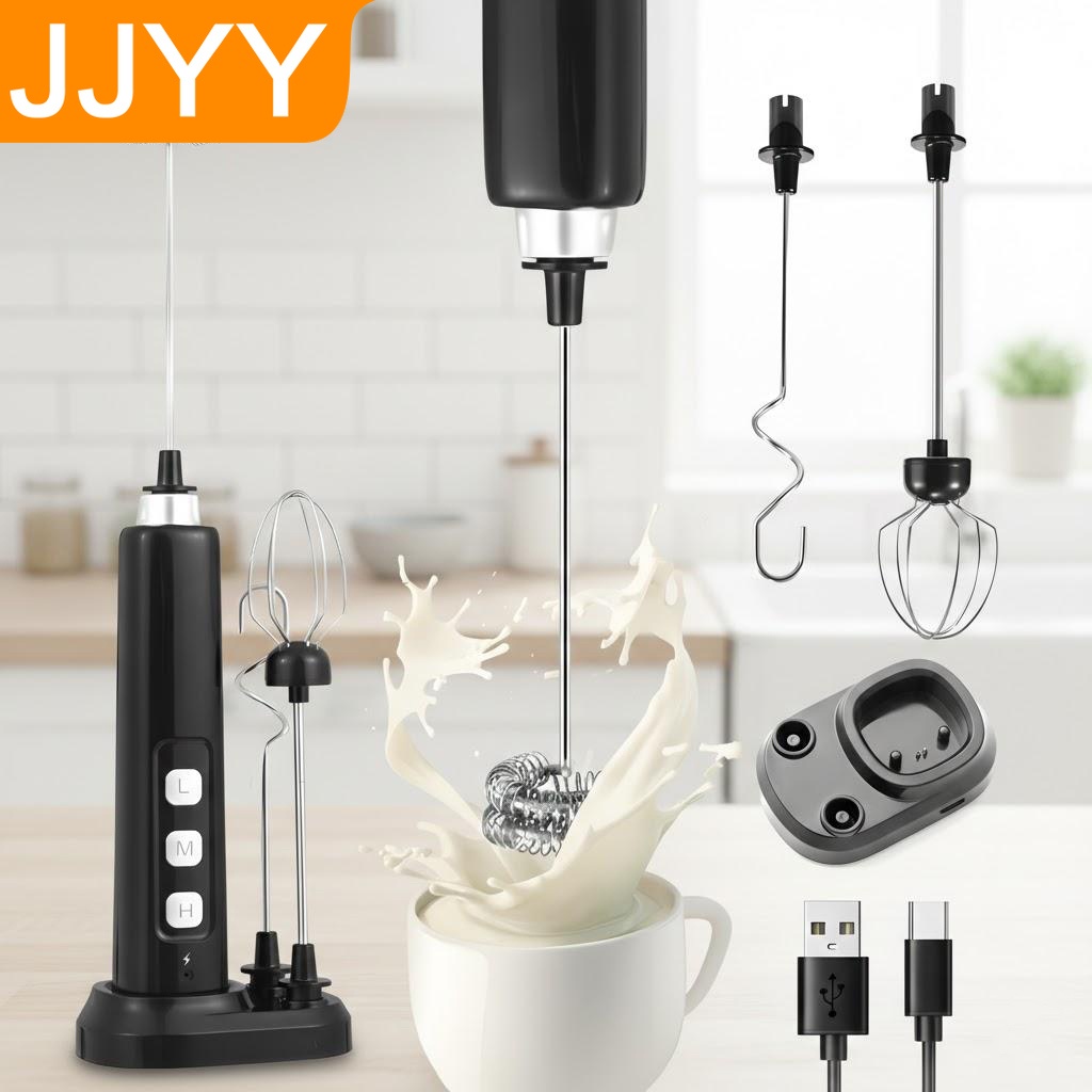 Electro Gadgets - Espumador de Leche Portátil Recargable por