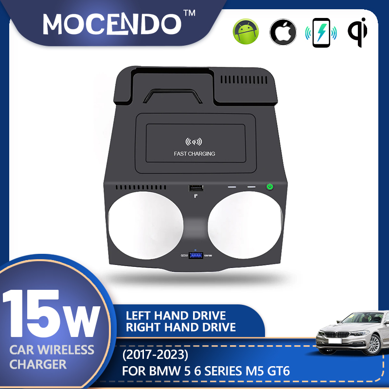 Wireless Phone Charger Pad - Cargador Inalámbrico Qi de 15W para