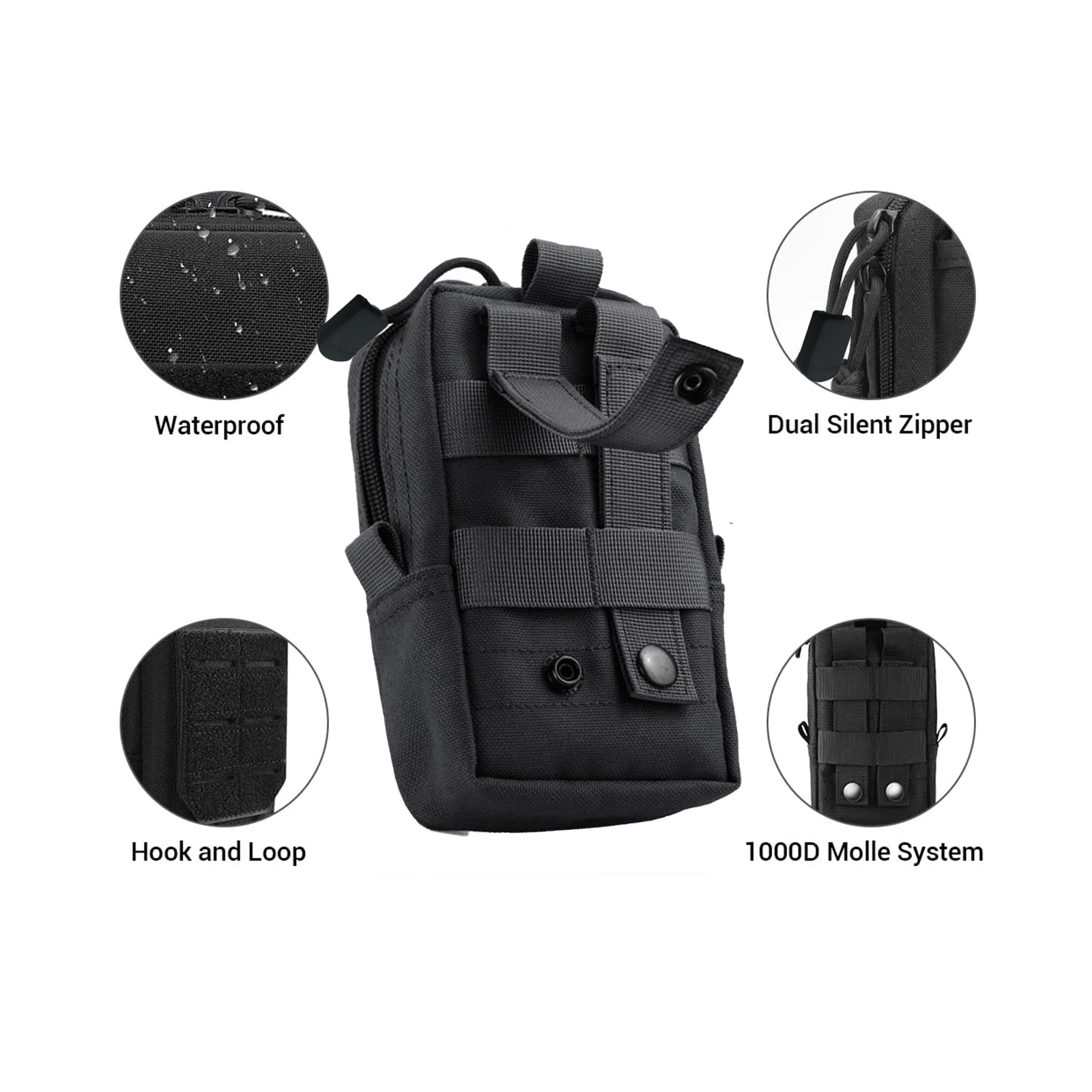 Bolsa táctica Molle, riñonera  - Gadgets For Electronics reseña y precio