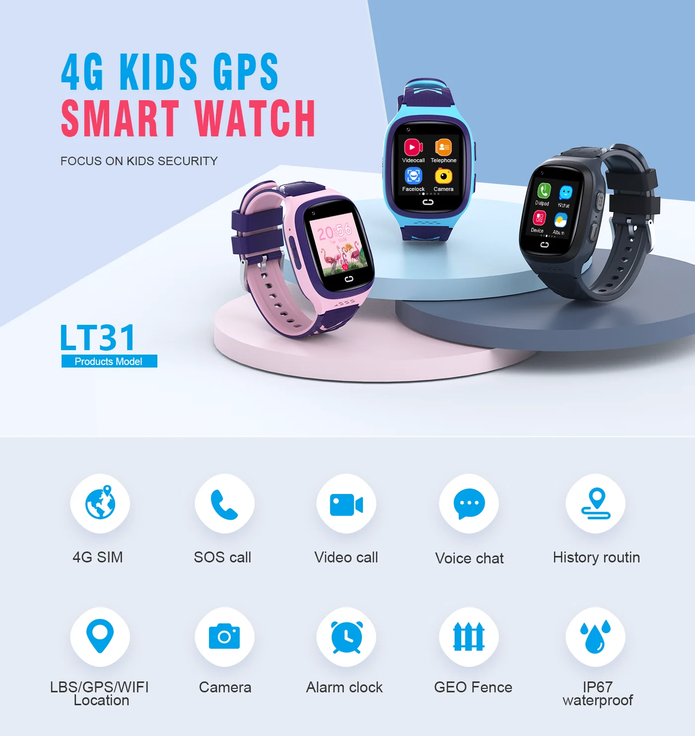 Reloj inteligente 4G para niño - Smart Watch Kids reseña y precio