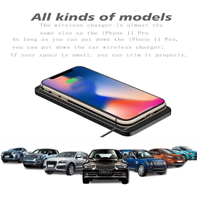 Cargador de coche inalámbrico  - Wireless Phone Charger Pad reseña y precio