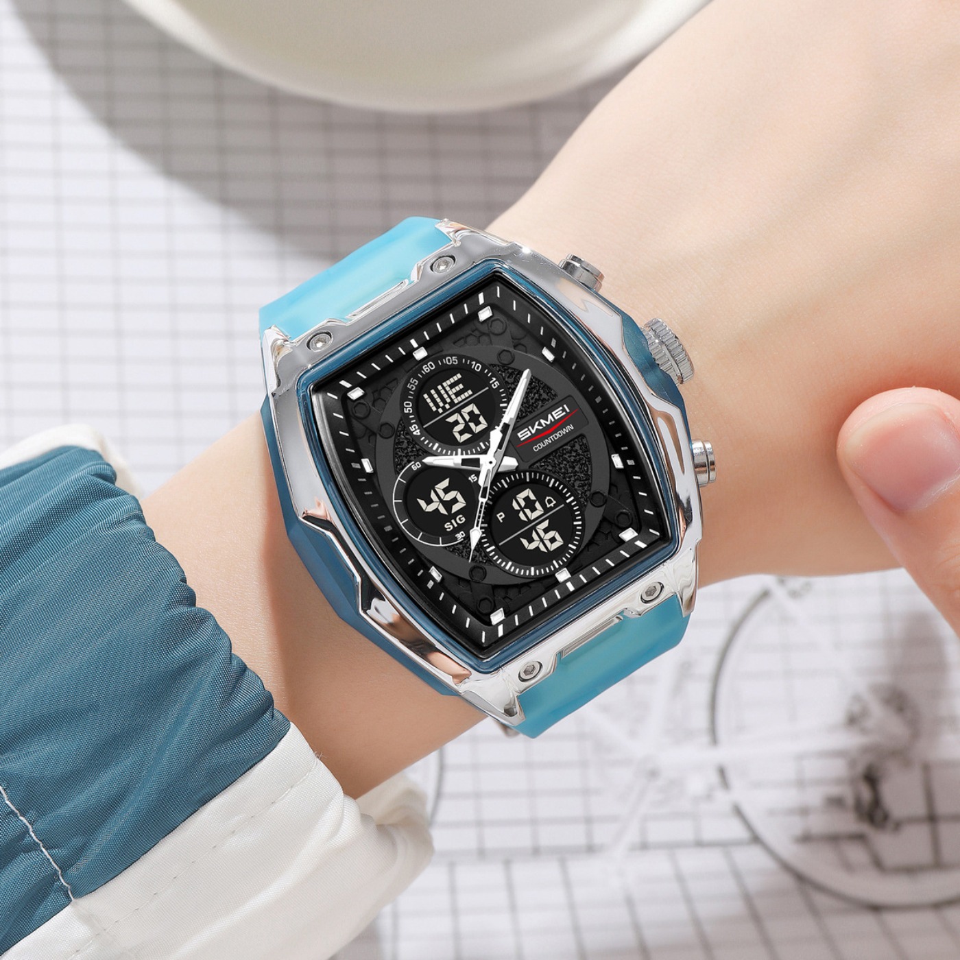 Reloj de Pulsera Digital Eléct - Digital Alarm Clock reseña y precio